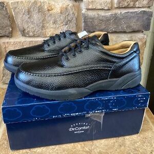 Dr Comfort Stallion Men Size 15 XW Black Leather Dress Shoe New In Box